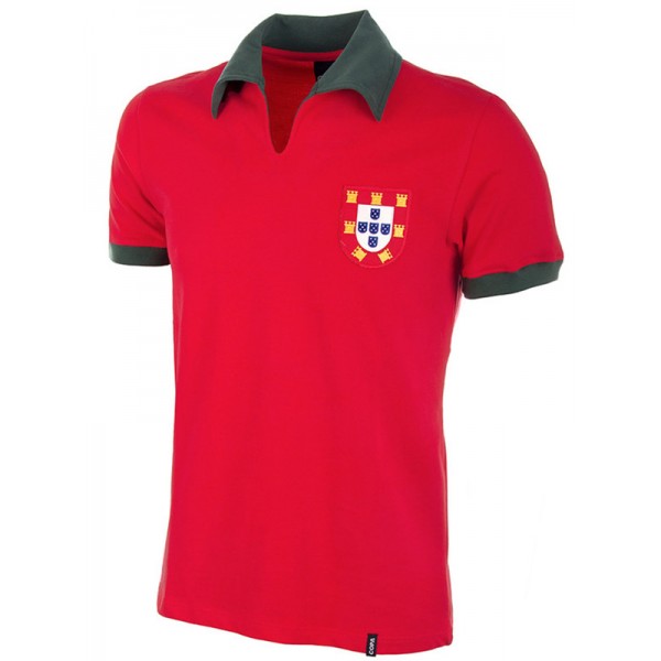 Portugal maglia retrò casalinga divisa da calcio da uomo prima divisa da calcio maglia sportiva 1972